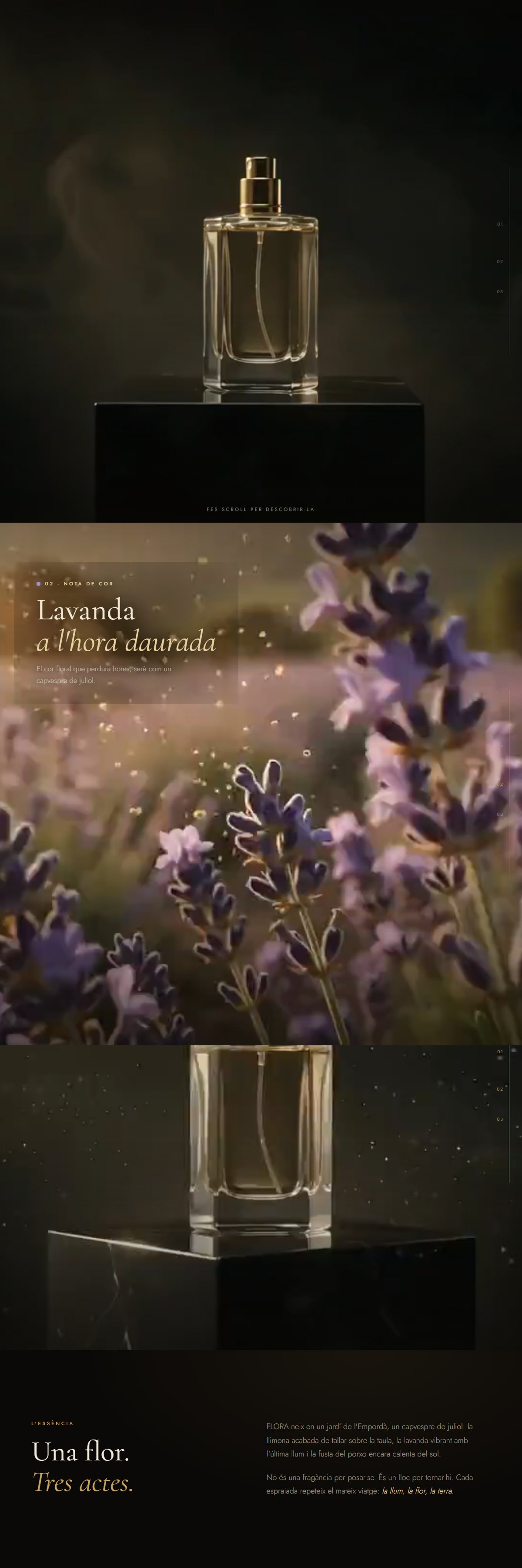 Landing immersiva de la colònia FLORA