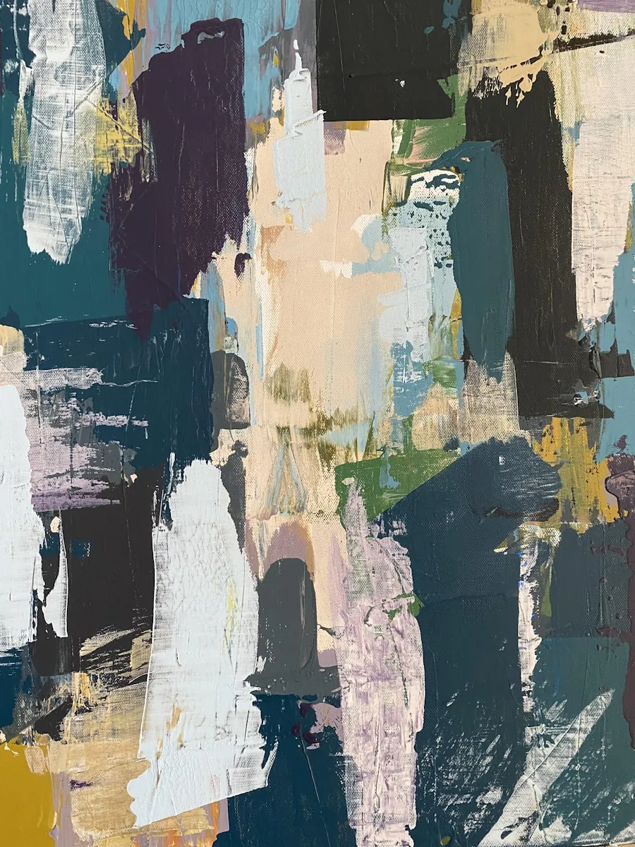 Camp de silenci III, de Martina Esparver: oli i cera sobre lli, 150 × 112 cm