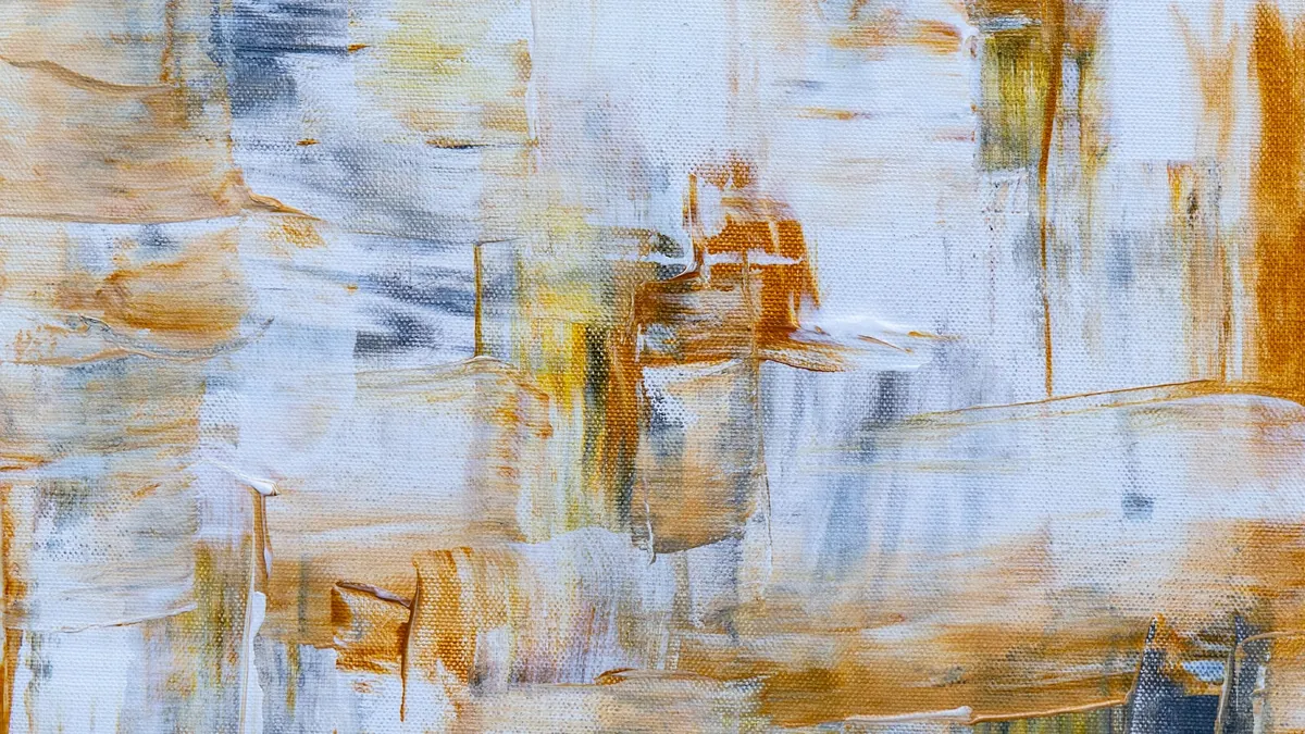 Riba, de Martina Esparver: oli sobre lli, 90 × 160 cm