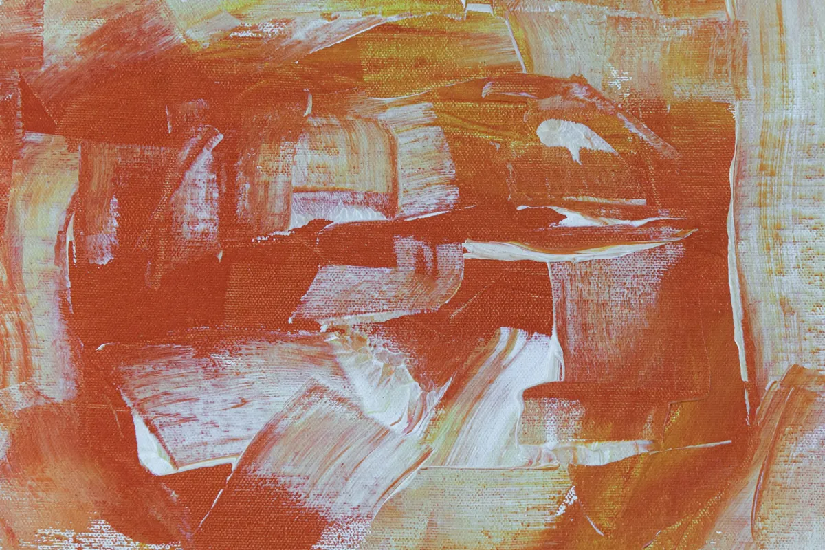 Terra cremada, de Martina Esparver: oli i terres sobre lli, 100 × 150 cm